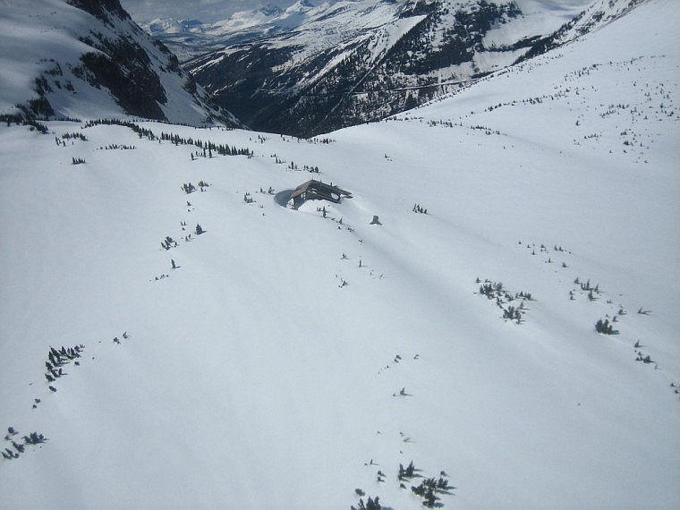 This photo shows the Logan Pass Vistor&#146;s Center in Glacier National Park on Saturday June 4. In spite of this year&#146;s heavy winter, approximately 80 miles of road have been cleared in the park, including 29 miles of Going-to-the-Sun Road. &#147;The park is open, and there are wonderful opportunites for people at this time of year,&#148; said David Restivo. According to Restivo, some of the best trails are open and accessible, and people may hike and bike beyond the vehicle closures.