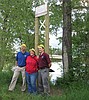 1964 Flood sign installed at Teakettle FAS