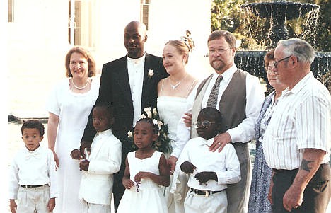 &lt;p&gt;The Dolezals pose for a family photo taken during Rachel Dolezal and her now- ex-husband, Kevin Moore&#146;s, wedding reception in Jackson, Miss., in May 2000. Pictured back row, from left: Ruthanne Dolezal, Rachel&#146;s mother; Kevin; Rachel; Larry Dolezal, Rachel&#146;s father; and Peggy and Herman Dolezal, Rachel&#146;s grandparents. Front row from left, Ruthanne and Larry&#146;s adopted children: Ezra, Izaiah, Esther and Zachariah.&lt;/p&gt;