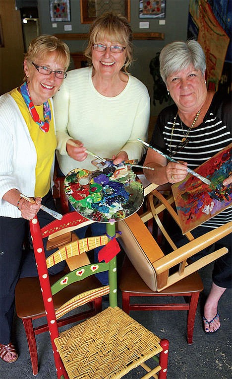 &lt;p&gt;NAMI Far North president Amber Snoddy, left, group member Ellie Lizotte and past-president Catherine Perusse prepare for the organization&#146;s Take a Seat (at the Table) fundraiser set for June 12 in the Columbia Bank atrium.&lt;/p&gt;