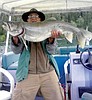 Monster trout snagged in Whitefish Lake