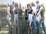 Vietnam wall honors those who died