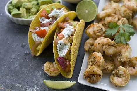 &lt;p&gt;This May 30, 2012 image shows a recipe for grilled shrimp tacos in Concord, N.H. (AP Photo/Matthew Mead)&lt;/p&gt;