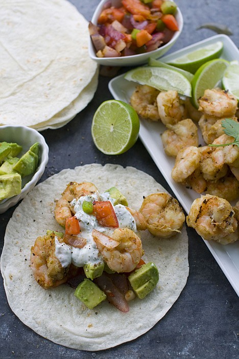 &lt;p&gt;This May 30, 2012 image shows a recipe for grilled shrimp tacos in Concord, N.H. (AP Photo/Matthew Mead)&lt;/p&gt;