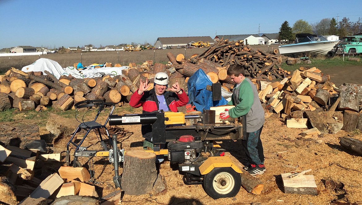 &lt;p&gt;Volunteers split wood at the ElderHelp wood yard in Coeur d&#146;Alene. About 300 youth volunteers with the Idaho Mission Project of Twinlow Camp and Retreat Center will be serving ElderHelp and other organizations throughout the summer starting June 20.&lt;/p&gt;