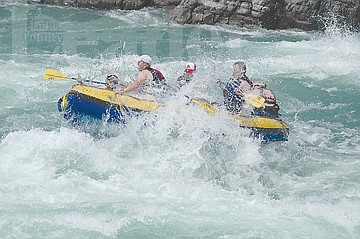 &lt;p&gt;The climactic conclusion of the rafting voyage undertaken by the Leader editorial staff. The crew is shown braving Buffalo Rapid, the largest rapid in Montana.&lt;/p&gt;