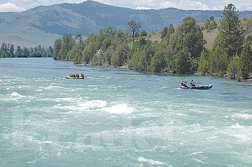 &lt;p&gt;After a turbulent run through the rapids, the rafting crew was treated to an otherwise tranquil ride down the Flathead River amid spectacular scenery and glorious weather.&lt;/p&gt;