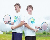 Ukrainian brothers team up in tennis