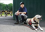 Dogs track allergens to keep kids safe