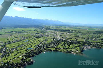 Polson, from a Cessna 206