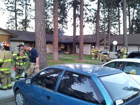 &lt;p&gt;Firefighters and first responders are on the scene of an apartment building fire on 19th Avenue in Post Falls on Saturday evening. One cat perished and two apartment occupants were taken to the hospital to be treated for smoke inhalation.&#160;&lt;/p&gt;