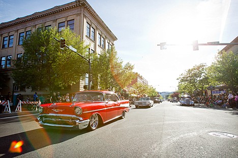 &lt;p&gt;Classic cars cruise down Sherman Avenue during the 2012 Car d'Lane parade.&lt;/p&gt;