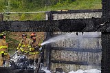 Fire destroys garage near Post Falls