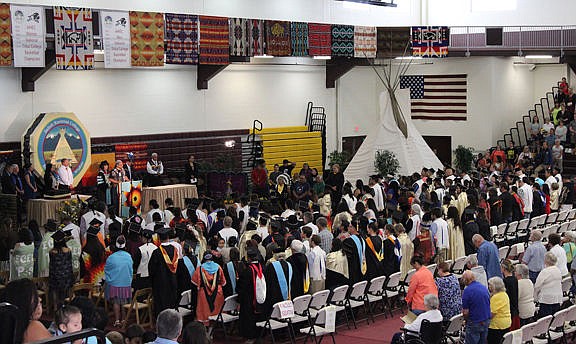 &lt;p&gt;This year's Salish Kootenai College graduation began with a prayer.&lt;/p&gt;