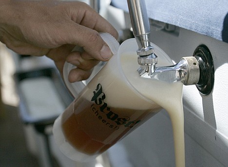 &lt;p&gt;Snowbird Ski Resort staffer Joe Waugh of Sandy, Utah, pours a beer during the 2008 Oktoberfest in Snowbird, Utah.&lt;/p&gt;