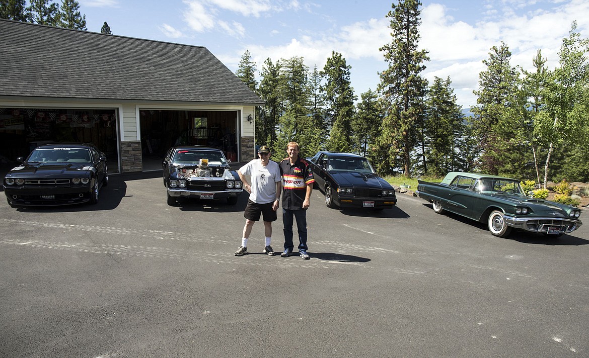 &lt;p&gt;Jacques Croom II, right, and his father, Jacques I, left, pose for a photograph next to their cars on Wednesday. Croom's father owns the two-tone green 1960 Thunderbird, far right.&lt;/p&gt;