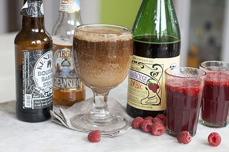 &lt;p&gt;A rickey brew, right, and a black cream cocktail are two examples of a recent trend where craft beers are being used as a mixer.&lt;/p&gt;