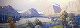 Four restored Glacier Park murals now on display