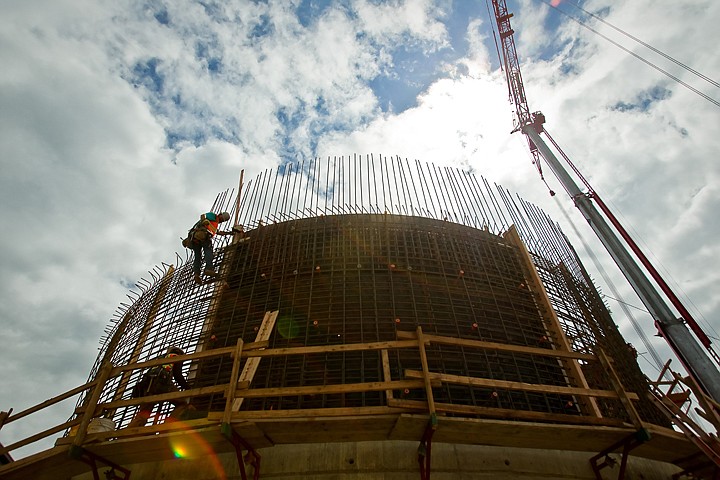 &lt;p&gt;Construction workers continue the expansion on the Coeur d'Alene wastewater plant on Friday. Experts say one of the biggest issues facing cities in coming years is how to deal with the cost and regulations related to cleaning up waste water, and on Thursday the Urban Land Institute will hold a forum dealing with how water and the local economy are related.&lt;/p&gt;