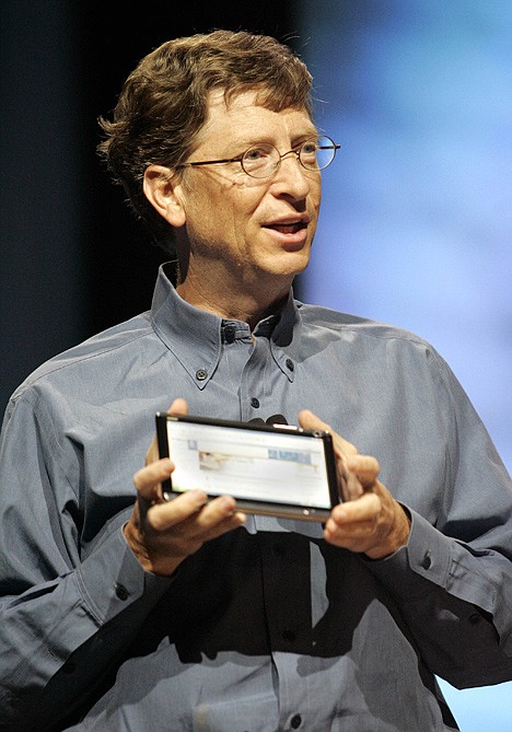 &lt;p&gt;FILE- In an April 25, 2005, file photo provided by Microsoft, then Microsoft Chairman and Chief Software Architect Bill Gates shares a prototype of an &quot;ultra-mobile&quot; Tablet PC during a keynote speech for attendees at the Microsoft Windows Hardware Engineering Conference in Seattle. For decades, the tablet computer was like a mirage in the technology industry: a great idea, seemingly reachable on the horizon, that disappointed as hopeful companies got closer.&quot; (AP Photo/Microsoft, Robert Sorbo, File)&lt;/p&gt;