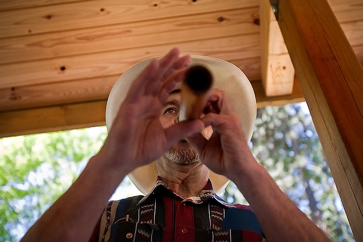 &lt;p&gt;BEN BREWER/Press Micheal Barry improvises on a Native Lakotan flute on Sunday during the Bah&lt;/p&gt;