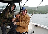 Anglers brave cold for chance to reel in big one