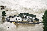 Floods batter North Dakota