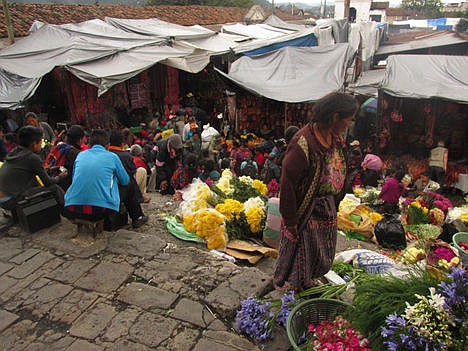 &lt;p&gt;Markets are often outside such as this one near a church entry.&lt;/p&gt;