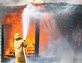 Martin City teen flees raging fire