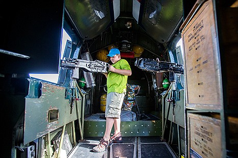 &lt;p&gt;Brandon Wilson, 12,&#160;tours the interior of a B-24 Liberator&#160;at The Nationwide Wings of Freedom Tour on Monday afternoon. The tour is celebrating its 25th year and visits an average of 110 cities in over 35 states.&lt;/p&gt;