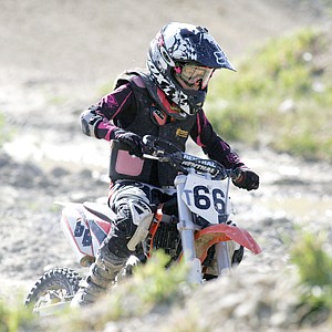 &lt;p&gt;Kya Chisholm, 9, of Cranbrook, British Columbia, takes third in the 50cc open.&lt;/p&gt;