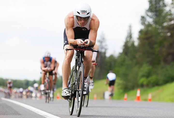 &lt;p&gt;SHAWN GUST/Press Russ Brandt, of Phoenix, Arizona, reaches high speeds on U.S. 95 during the 112-mile bike leg of the 2012 Ironman in Coeur d'Alene.&lt;/p&gt;