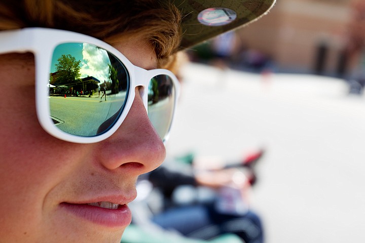 &lt;p&gt;SHAWN GUST/Press Gavin Barnes, 15, of Ephrata, Washington, watches runners compete in the 2012 Ironman Coeur d'Alene while waiting for his father to race by.&lt;/p&gt;