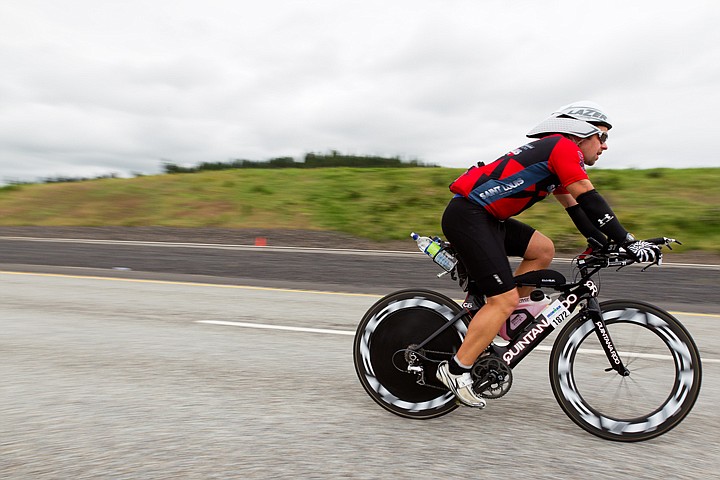 &lt;p&gt;SHAWN GUST/Press Tracy Butler, of Bethalto, Illinois, speeds along U.S. 95 just after the turn-around point of the first lap of the bike portion of Ironman Coeur d'Alene.&lt;/p&gt;