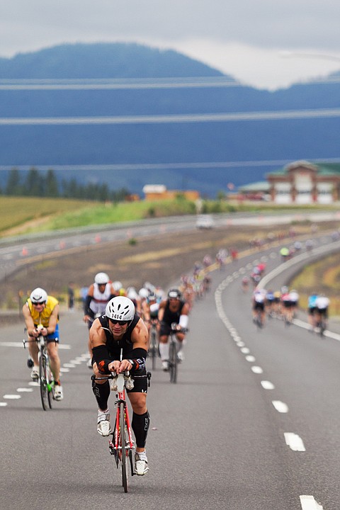 &lt;p&gt;SHAWN GUST/Press Milan Tomaska, of Woodbury, Minnesota, climbs a hill on U.S. 95 near Worley.&lt;/p&gt;