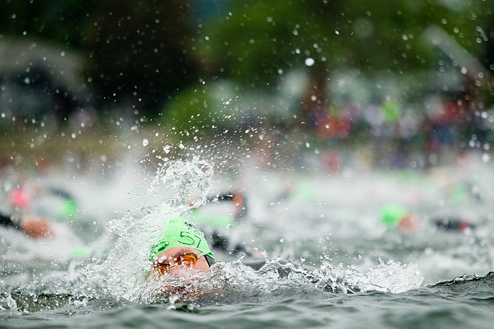 &lt;p&gt;GABE GREEN/Press Brad Miller comes up for a breath during the swimming section of the 2012 Ironman triathlon in Coeur d'Alene, Idaho.&lt;/p&gt;