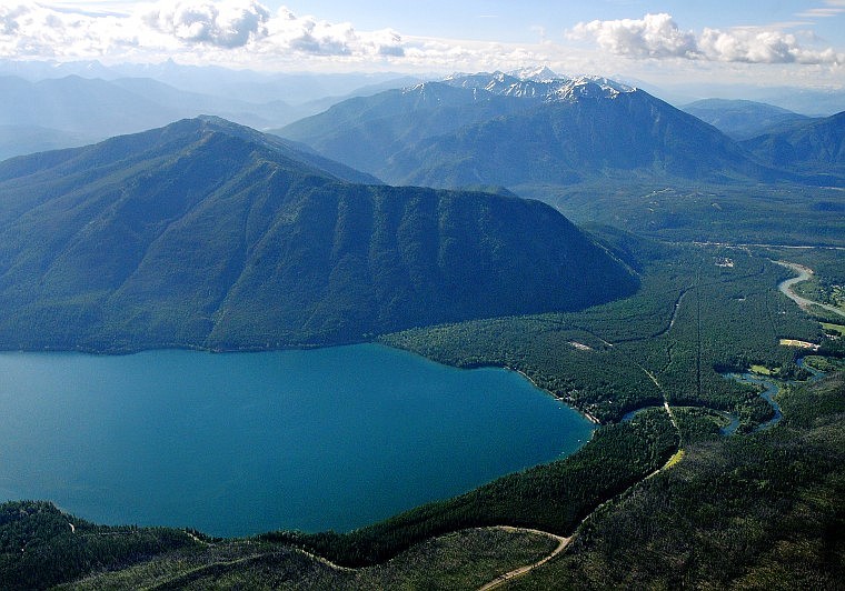 The south end of Lake McDonald