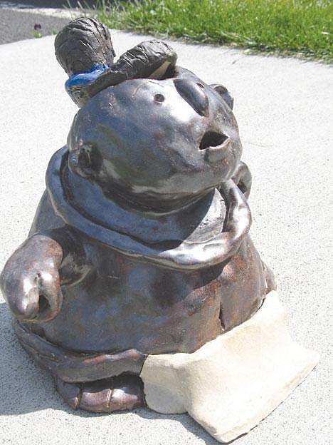 Having considered entering the artist's sumo wrestling teapot