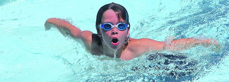 &lt;p&gt;Matthew Woods competes in the 50-meter butterfly in the 9 to 10 year old division at this weekend's swim meet.&lt;/p&gt;