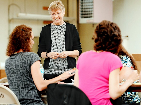 &lt;p&gt;Flathead County Clerk and Recorder/Election Administrator Paula Robinson reminds counters of the guidelines for the recount on Monday morning, June 25, at the fairgrounds in Kalispell. The recount is being done for the Republican nomination for the Flathead County Commission seat in District 3.&lt;/p&gt;