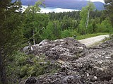 Landslide stymies plat extension