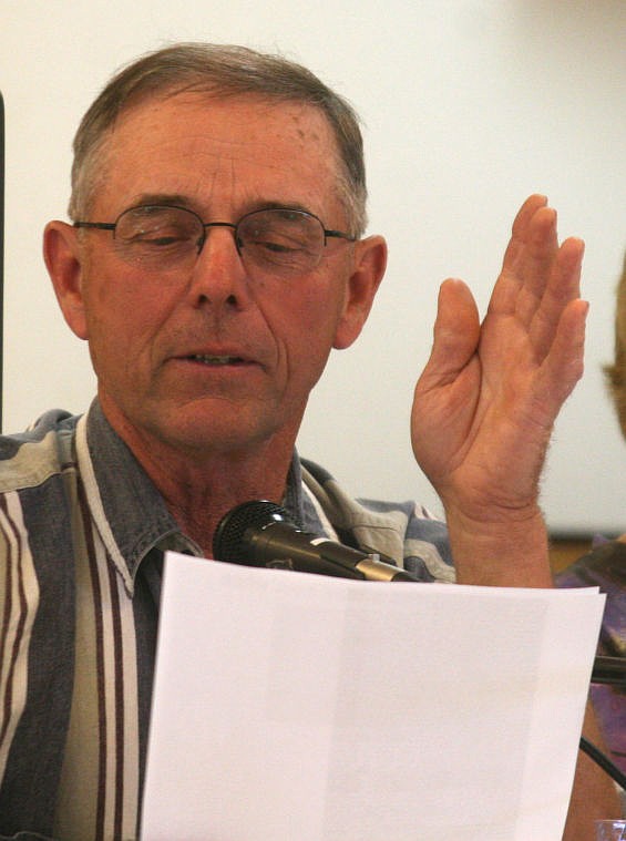 &lt;p&gt;John Bras reads from a newspaper article written about the 1942 Sanders County Fair held in Lonepine.&lt;/p&gt;