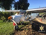 Plane crash causes injury