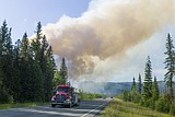 Firefighters attack North Fork fire