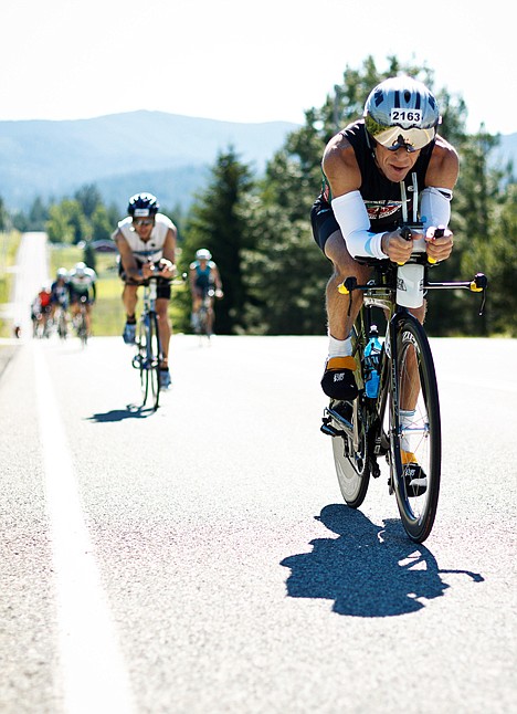 &lt;p&gt;Atlanta, Georgia consultant Paul Linck tops a Dodd Road hill in Hayden while competing in Ironman.&lt;/p&gt;