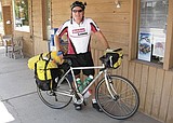 Cancer survivor chalks up miles on bike