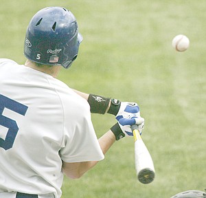 &lt;p&gt;Luke Haggerty doubles on the 1-2 pitch bottom of the first with one out vs. Kalispell A 6-25-13&lt;/p&gt;