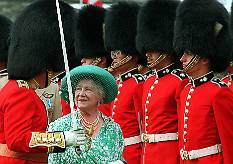 &lt;p&gt;FILE In this July 5, 2010 photo, Queen Elizabeth inspects the Guard of Honor, the Ceremonial Guard, after arriving on Parliament Hill in Ottawa, Canada. Decades have passed since Canadians replaced &quot;God Save the Queen&quot; with &quot;O Canada,&quot; but royalty-lovers are in for a thrill Thursday, June 30, 2011, when Prince William and his bride come visiting. Those who leaf through the country's updated citizenship guide will find the oath of allegiance to Queen Elizabeth II is now at the front. The pamphlet is a reflection of something deeper , Prime Minister Stephen Harper's ambition to foster a conservative national identity in which the royal connection plays a key role. (AP Photo/The Canadian Press, Ron Poling)&lt;/p&gt;