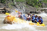 Exchange students run the Middle Fork