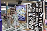 People come together at quilt show